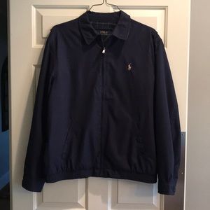 Polo Ralph Lauren navy windbreaker jacket mens L